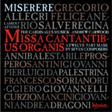 Miserere/Missa Cantantibus Organis, CD / Album Miserere/Missa Cantantibus Organis, CD / Album