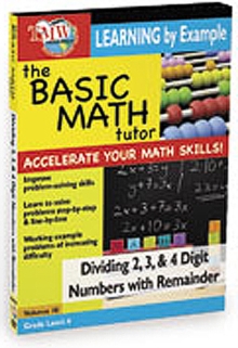 The Basic Math Tutor: Dividing 2, 3 and 4 Digit Numbers With..., DVD DVD The Basic Math Tutor: Dividing 2, 3 and 4 Digit Numbers With..., DVD DVD