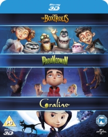 Coraline/ParaNorman/The Boxtrolls, Blu-ray BluRay Coraline/ParaNorman/The Boxtrolls, Blu-ray BluRay