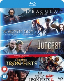 Dracula Untold/Seventh Son/Outcast/Man With the Iron Fists 1 & 2, Blu-ray BluRay Dracula Untold/Seventh Son/Outcast/Man With the Iron Fists 1 & 2, Blu-ray BluRay