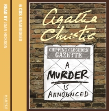 A Murder is Announced, CD-Audio Book A Murder is Announced, CD-Audio Book
