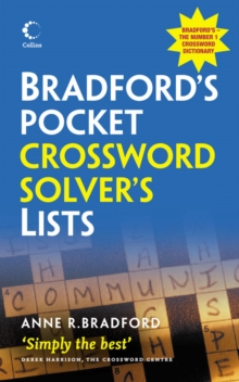 Collins Bradford's Pocket Crossword Solver's Lists, Paperback Book Collins Bradford's Pocket Crossword Solver's Lists, Paperback Book