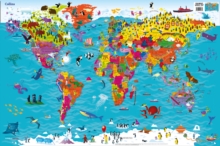 Collins Children's World Map, Sheet map, rolled Book Collins Children's World Map, Sheet map, rolled Book