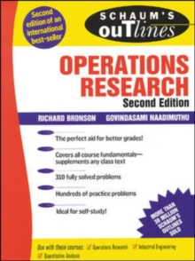 Schaum's Outline of Operations Research, Paperback Book Schaum's Outline of Operations Research, Paperback Book