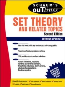 Schaum's Outline of Set Theory and Related Topics, Paperback Book Schaum's Outline of Set Theory and Related Topics, Paperback Book