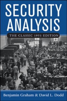 Security Analysis : Principles and Technique Classic 1951 Edition, Hardback Book Security Analysis : Principles and Technique Classic 1951 Edition, Hardback Book