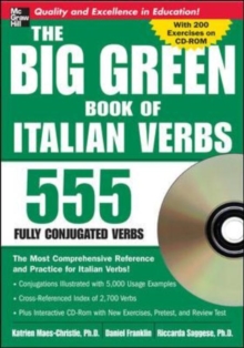 The Big Green Book Of Italian Verbs With Cd-Rom (Set 2), Mixed media product Book The Big Green Book Of Italian Verbs With Cd-Rom (Set 2), Mixed media product Book