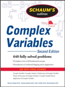 Schaum's Outline of Complex Variables, Paperback Book Schaum's Outline of Complex Variables, Paperback Book