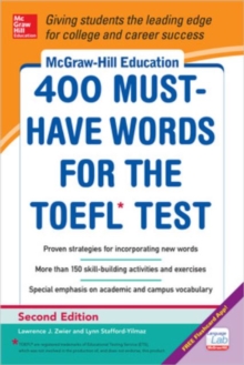 McGraw-Hill Education 400 Must-have Words for the TOEFL, Paperback Book McGraw-Hill Education 400 Must-have Words for the TOEFL, Paperback Book