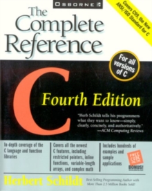 C : The Complete Reference, Paperback Book C : The Complete Reference, Paperback Book