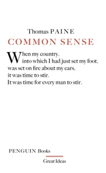Common Sense, Paperback Book Common Sense, Paperback Book