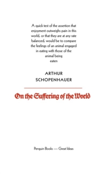 On the Suffering of the World, Paperback Book On the Suffering of the World, Paperback Book
