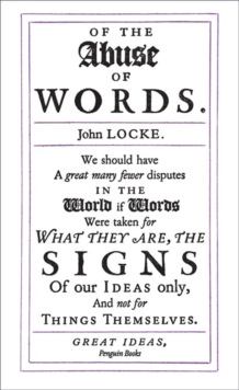 Of the Abuse of Words, Paperback Book Of the Abuse of Words, Paperback Book