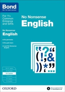 Bond: English: No Nonsense : 8-9 Years, Paperback Bond: English: No Nonsense : 8-9 Years, Paperback