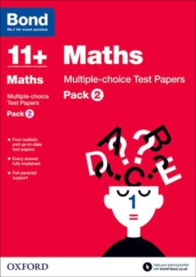 Bond 11+: Maths: Multiple-choice Test Papers : Pack 2, Paperback Book Bond 11+: Maths: Multiple-choice Test Papers : Pack 2, Paperback Book