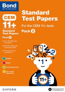 Bond 11+: CEM: Standard Test Papers : Pack 2, Paperback Book Bond 11+: CEM: Standard Test Papers : Pack 2, Paperback Book