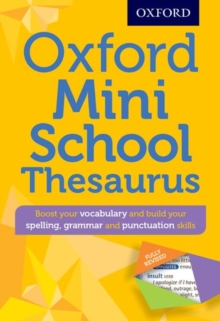 Oxford Mini School Thesaurus, Mixed media product Book Oxford Mini School Thesaurus, Mixed media product Book