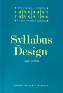 Syllabus Design, Paperback Book Syllabus Design, Paperback Book