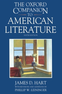 The Oxford Companion to American Literature, Hardback Book The Oxford Companion to American Literature, Hardback Book