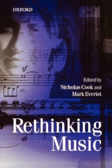 Rethinking Music, Paperback Rethinking Music, Paperback