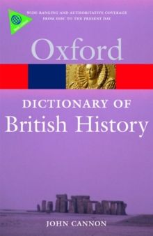 A Dictionary of British History, Paperback Book A Dictionary of British History, Paperback Book