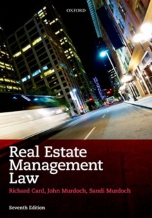 Real Estate Management Law, Paperback Book Real Estate Management Law, Paperback Book