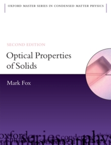 Optical Properties of Solids, Paperback Book Optical Properties of Solids, Paperback Book