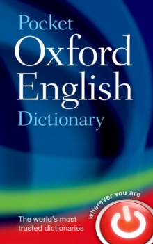 Pocket Oxford English Dictionary, Hardback Book Pocket Oxford English Dictionary, Hardback Book