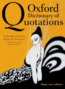 Oxford Dictionary of Quotations, Hardback Book Oxford Dictionary of Quotations, Hardback Book
