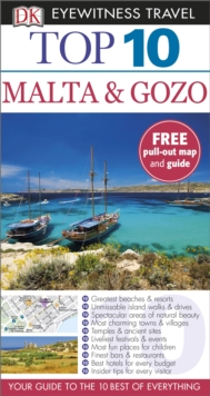 DK Eyewitness Top 10 Travel Guide: Malta & Gozo, Paperback Book DK Eyewitness Top 10 Travel Guide: Malta & Gozo, Paperback Book