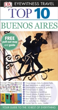 Dk Eyewitness Top 10 Travel Guide: Buenos Aires, Paperback Book Dk Eyewitness Top 10 Travel Guide: Buenos Aires, Paperback Book