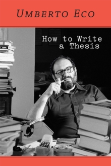 How to Write a Thesis, Paperback Book How to Write a Thesis, Paperback Book