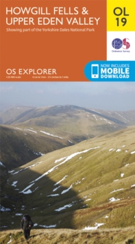 Howgill Fells & Upper Eden Valley, Sheet map, folded Book Howgill Fells & Upper Eden Valley, Sheet map, folded Book