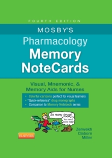 Mosby's Pharmacology Memory NoteCards : Visual, Mnemonic, and Memory Aids for Nurses, Spiral bound Book Mosby's Pharmacology Memory NoteCards : Visual, Mnemonic, and Memory Aids for Nurses, Spiral bound Book