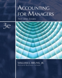 Accounting for Managers : Text and Cases, Hardback Book Accounting for Managers : Text and Cases, Hardback Book