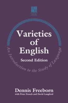 Varieties of English : An Introduction to the Study of Language, Paperback Book Varieties of English : An Introduction to the Study of Language, Paperback Book