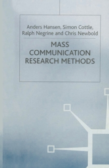Mass Communication Research Methods, Paperback Book Mass Communication Research Methods, Paperback Book