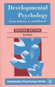 Developmental Psychology, Paperback Developmental Psychology, Paperback