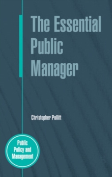 The Essential Public Manager, Paperback Book The Essential Public Manager, Paperback Book