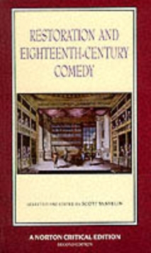 Restoration and Eighteenth-Century Comedy, Paperback Book Restoration and Eighteenth-Century Comedy, Paperback Book