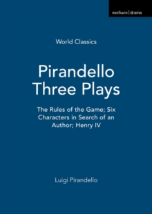 Pirandello Three Plays, Paperback Book Pirandello Three Plays, Paperback Book