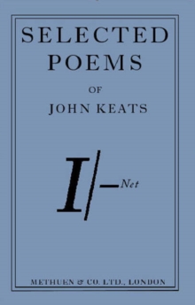 Twenty Poems from John Keats, Paperback Book Twenty Poems from John Keats, Paperback Book