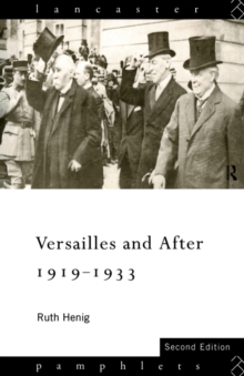 Versailles and After, 1919-33, Paperback Book Versailles and After, 1919-33, Paperback Book