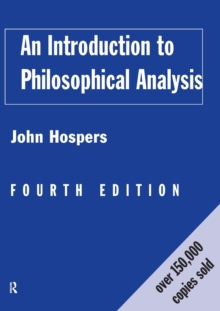 An Introduction to Philosophical Analysis, Paperback Book An Introduction to Philosophical Analysis, Paperback Book