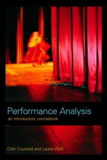 Performance Analysis : An Introductory Coursebook, Paperback Performance Analysis : An Introductory Coursebook, Paperback