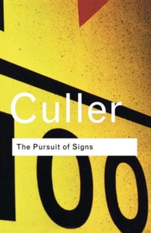 The Pursuit of Signs, Paperback The Pursuit of Signs, Paperback