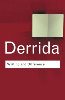 Writing and Difference, Paperback Book Writing and Difference, Paperback Book