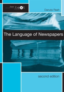 The Language of Newspapers, Paperback Book The Language of Newspapers, Paperback Book