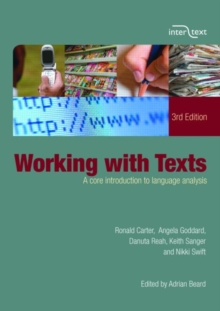 Working with Texts : A Core Introduction to Language Analysis, Paperback Book Working with Texts : A Core Introduction to Language Analysis, Paperback Book