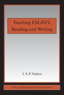 Teaching ESL/EFL Reading and Writing, Paperback Book Teaching ESL/EFL Reading and Writing, Paperback Book